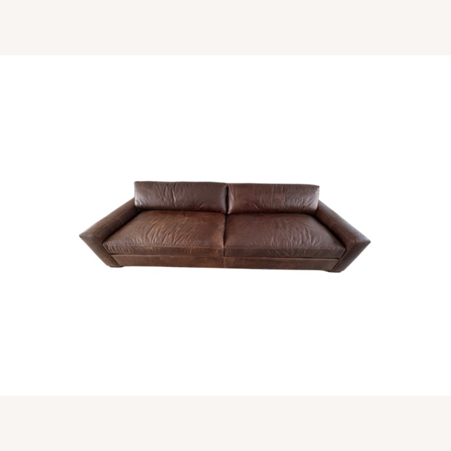 Restoration Hardware Maxwell Leather Sofa — 10' Luxe Depth - image-21