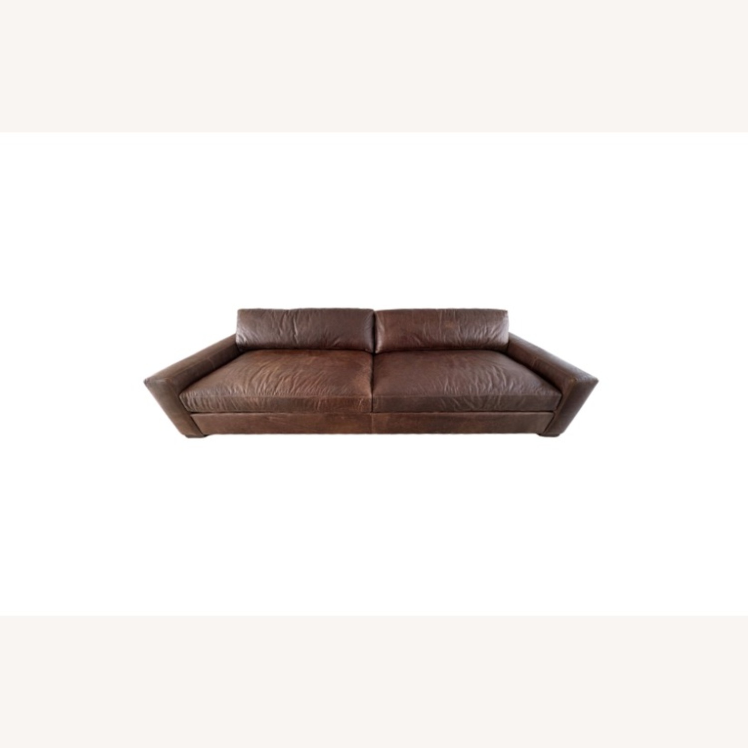 Restoration Hardware Maxwell Leather Sofa — 10' Luxe Depth - image-20