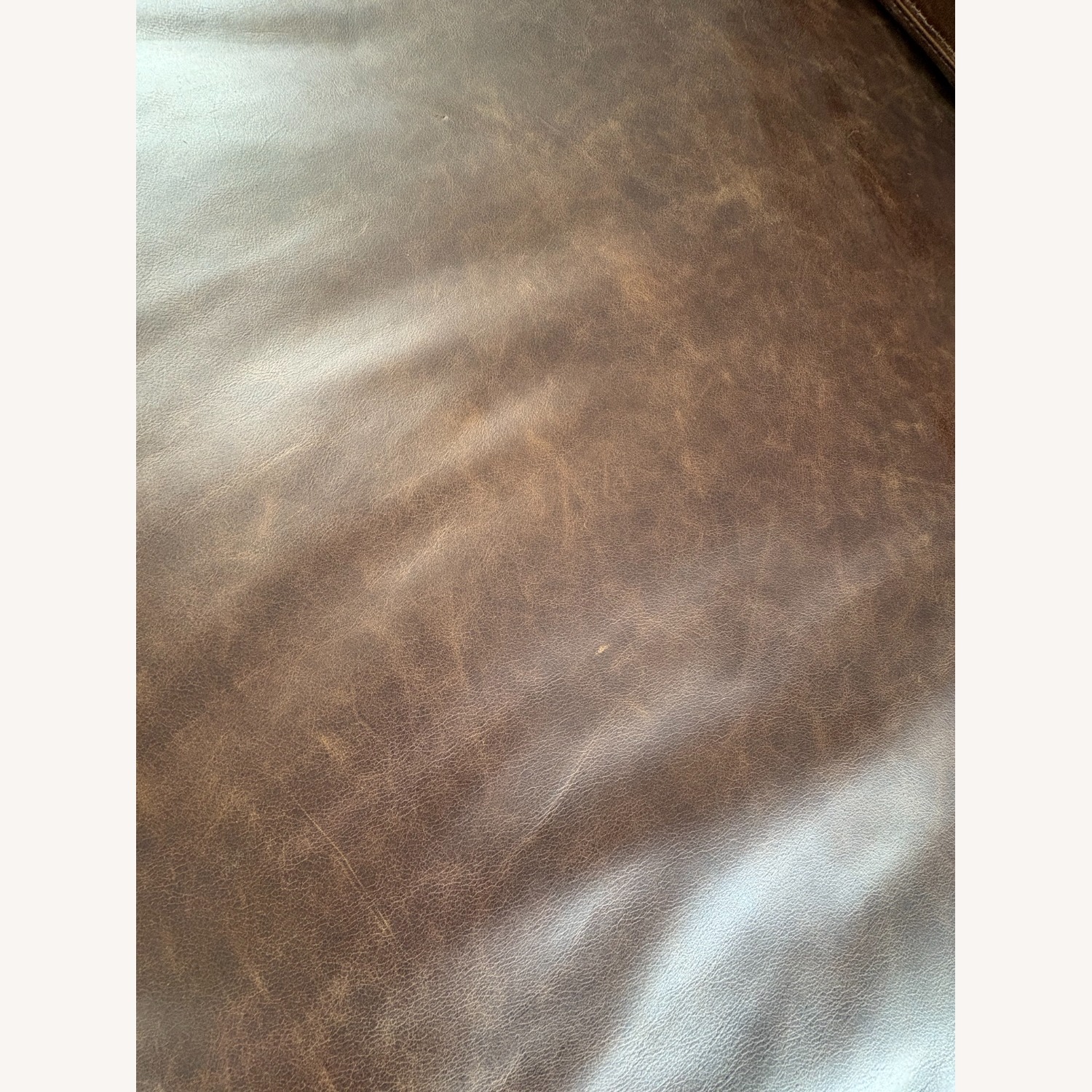 Restoration Hardware Maxwell Leather Sofa — 10' Luxe Depth - image-6