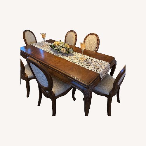 Used Solid Wood Dining Set for sale on AptDeco