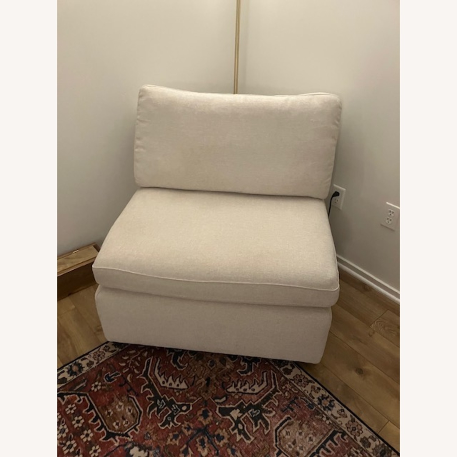 Natural Fabric 2 Piece Sectional - image-3