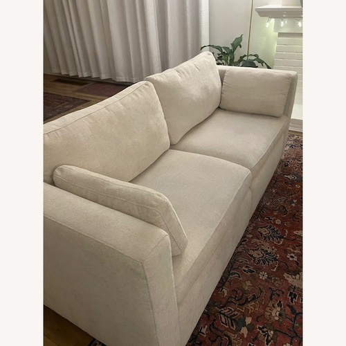 Used Natural Fabric 2 Piece Sectional for sale on AptDeco