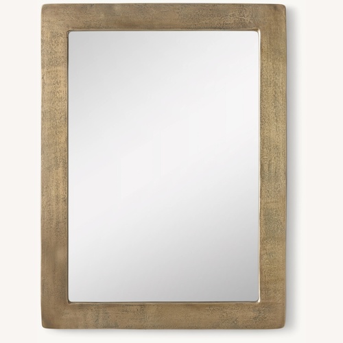 Used Restoration Hardware Cast Metal Metal Wall Mirror for sale on AptDeco