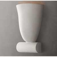 Restoration Hardware Garonne White Wall Lamp