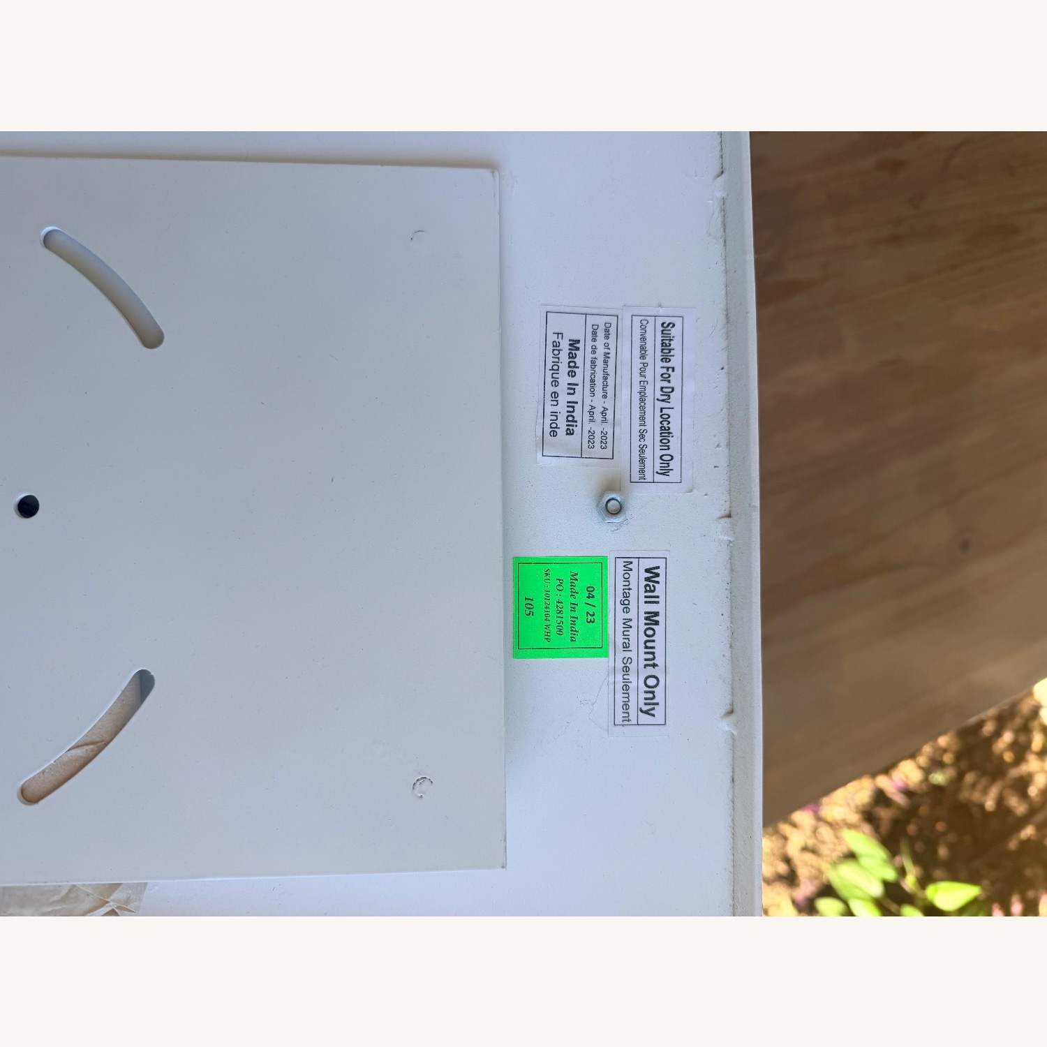 Restoration Hardware Garonne White Wall Lamp - image-4