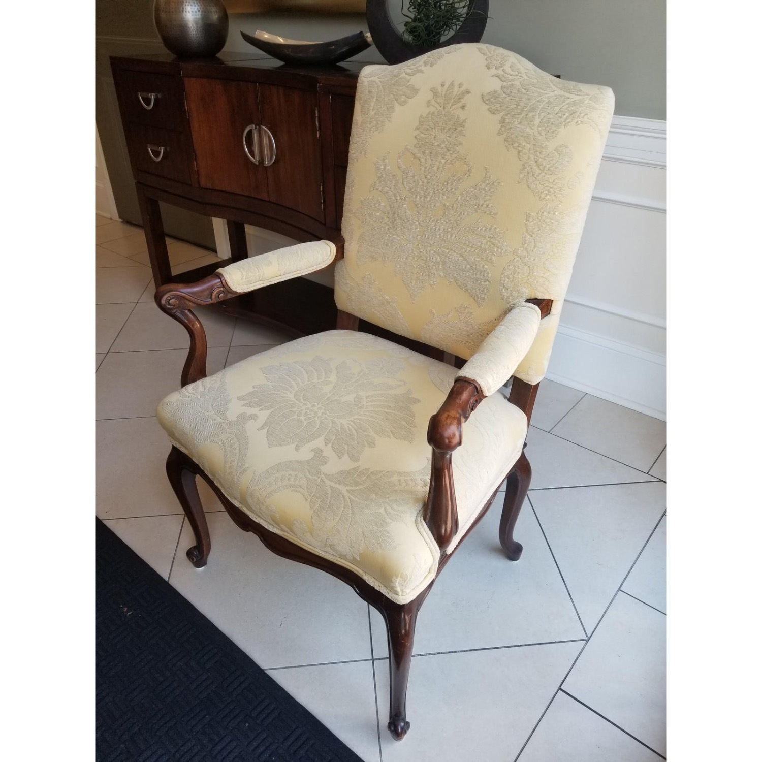 Downton Abbey Style Mahogany Dining Chair Set - image-3