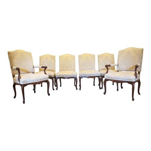 Used Downton Abbey Style Mahogany Dining Chair Set for sale on AptDeco