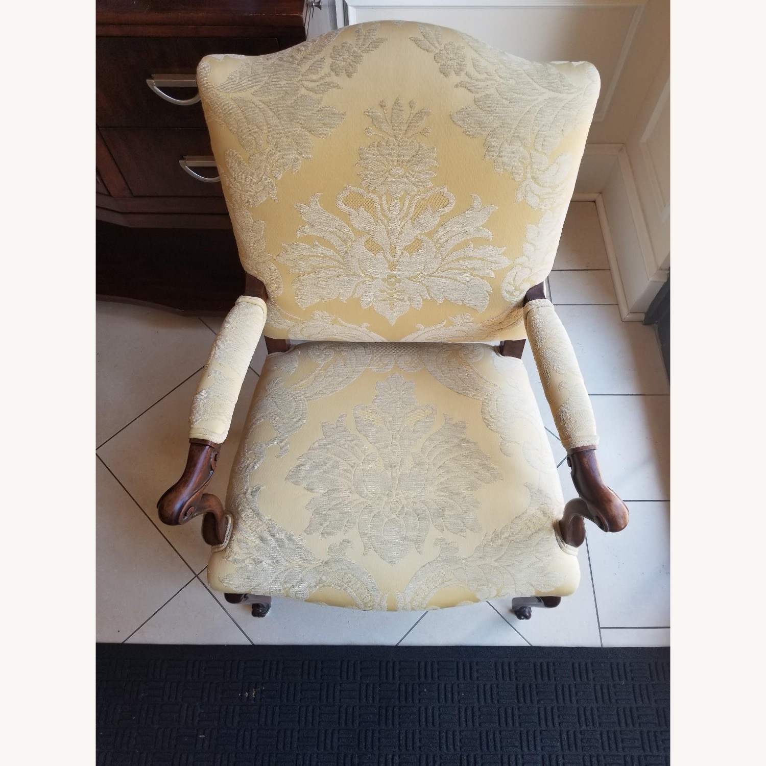 Downton Abbey Style Mahogany Dining Chair Set - image-10