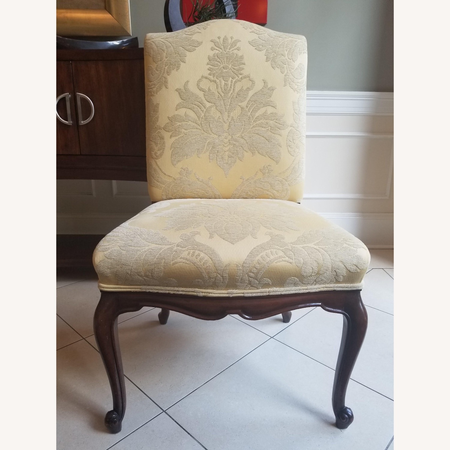 Downton Abbey Style Mahogany Dining Chair Set - image-5