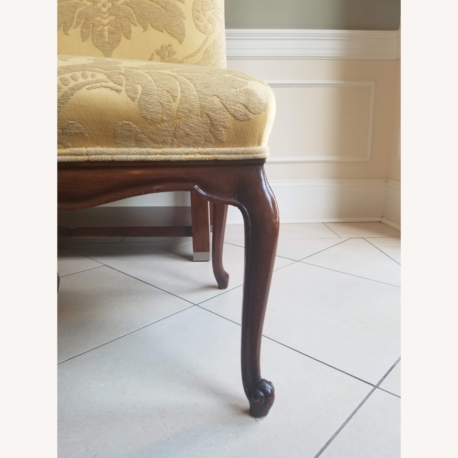 Downton Abbey Style Mahogany Dining Chair Set - image-7