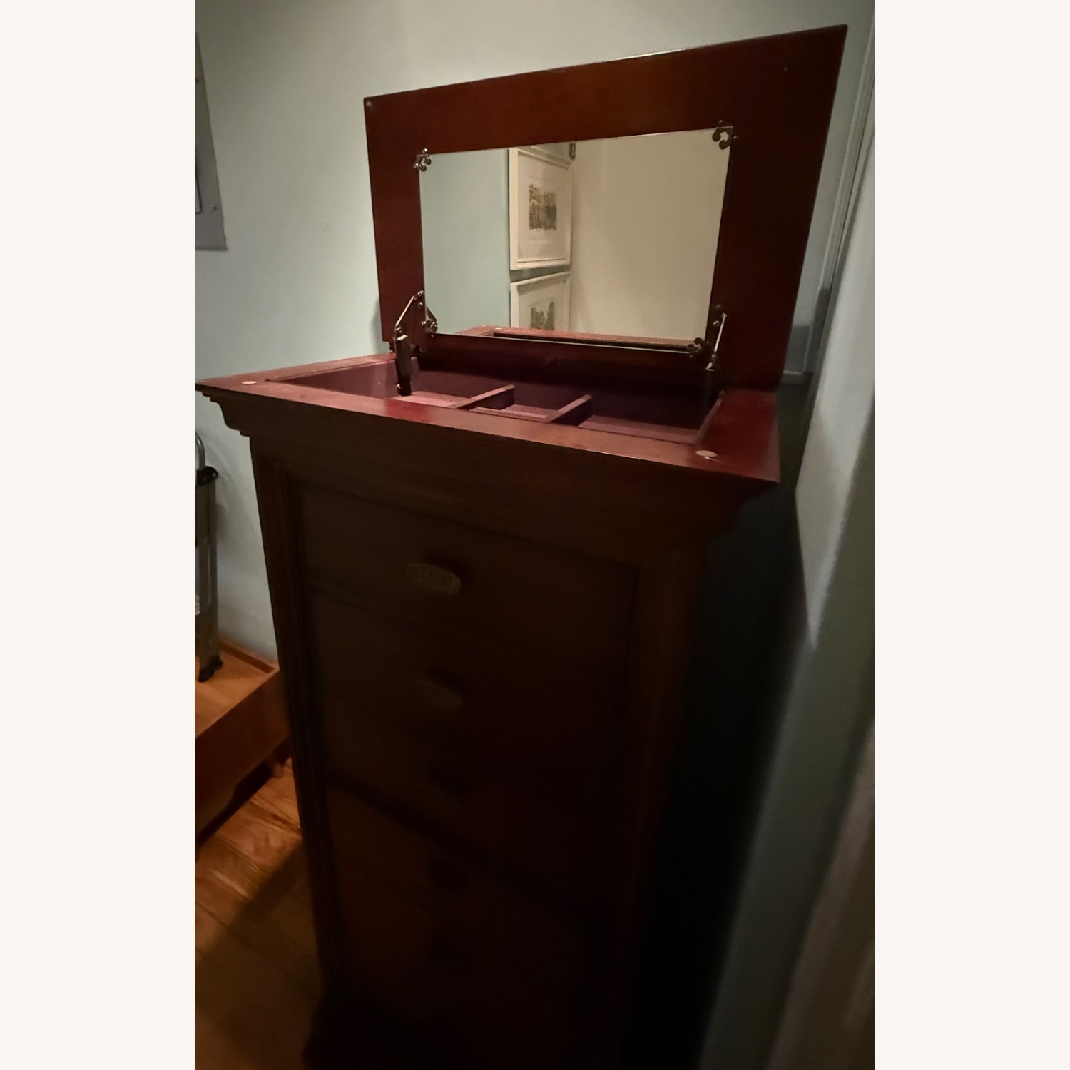 Bassett Cherry Wood Dresser - image-3