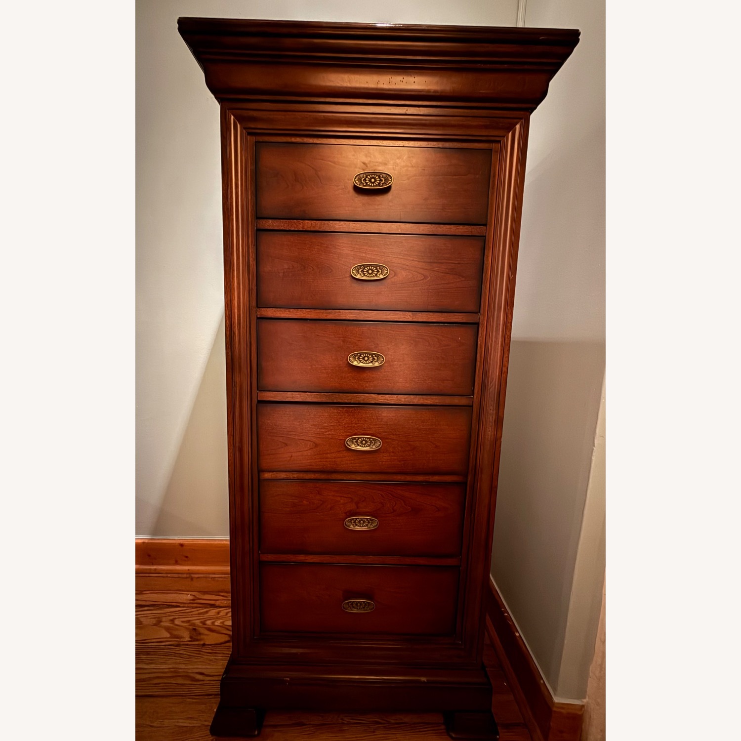 Bassett Cherry Wood Dresser - image-1