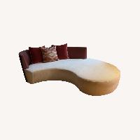 Sculptural Curved Sofa Kagan Style (Left-Facing)