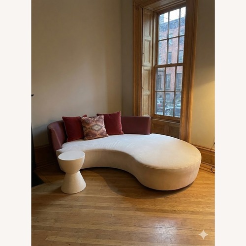 Used Sculptural Curved Sofa Kagan Style (Left-Facing) for sale on AptDeco