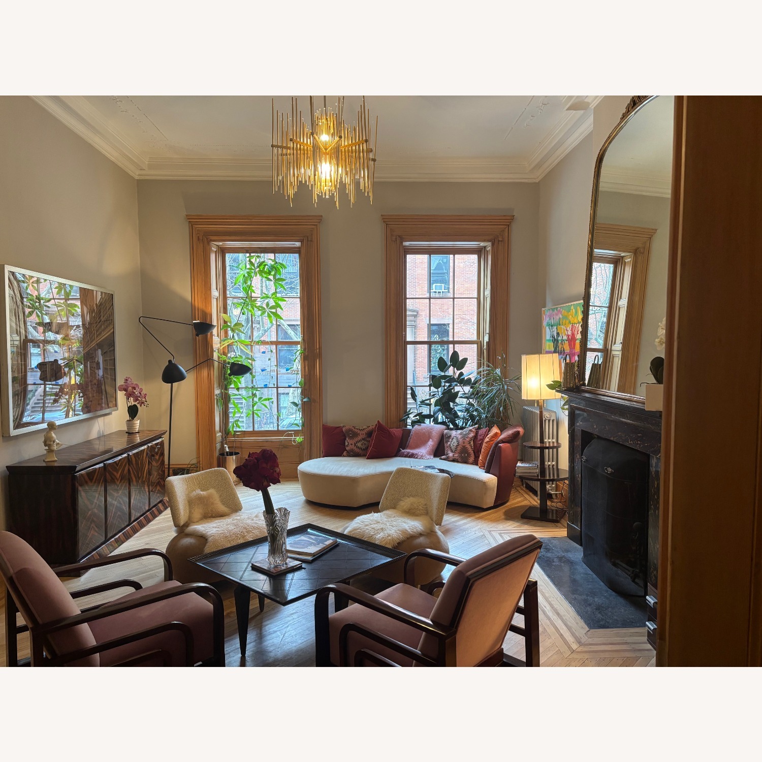 Sculptural Curved Sofa Kagan Style (Left-Facing) - image-2