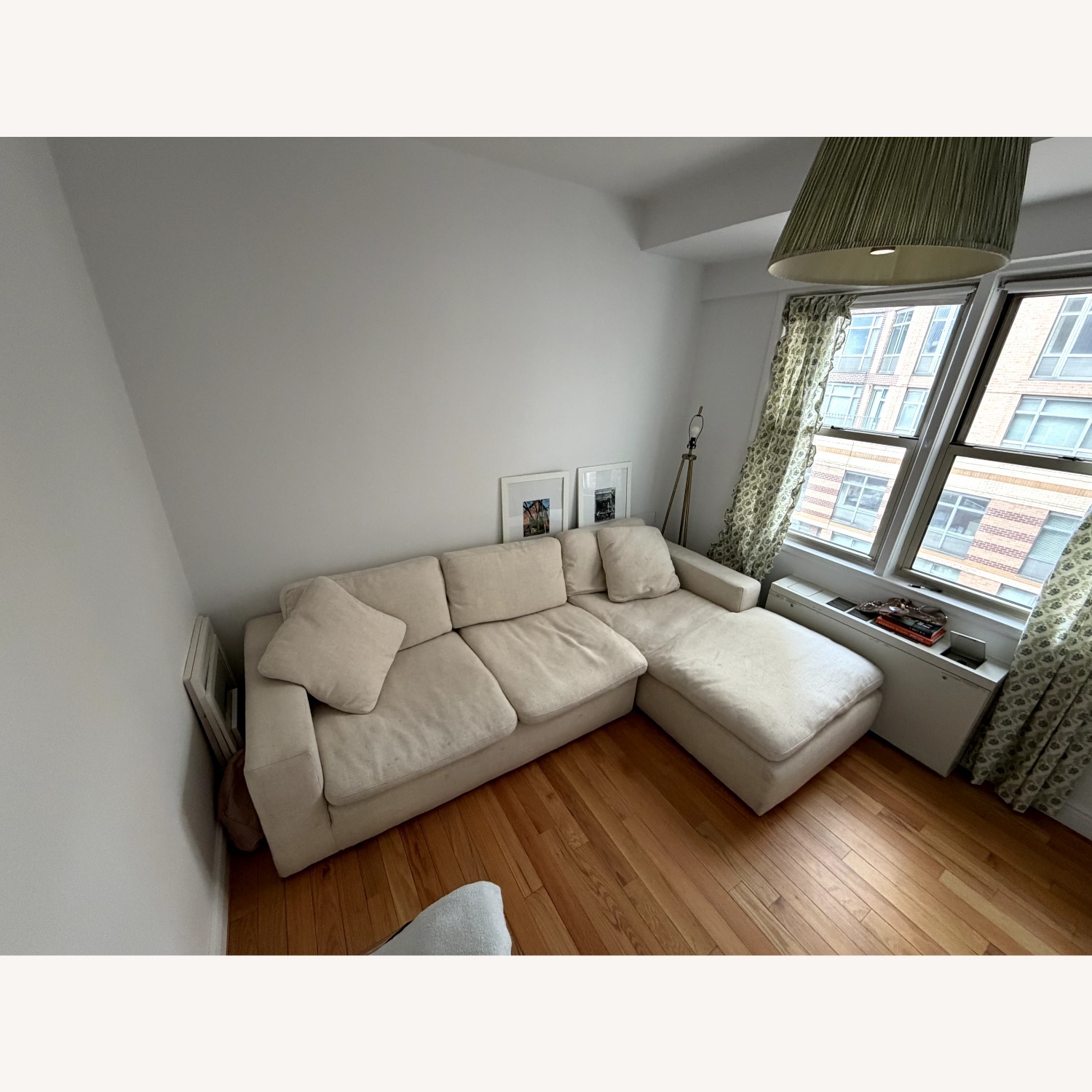 France and Son Benjamin Natural 2 Piece Sectional - image-2