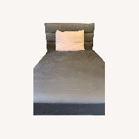 Dark Gray Twin Bed