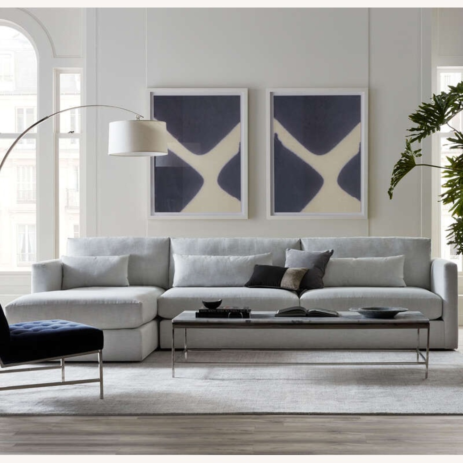 Mitchell Gold + Bob Williams Haywood Loveseat Chaise - image-9