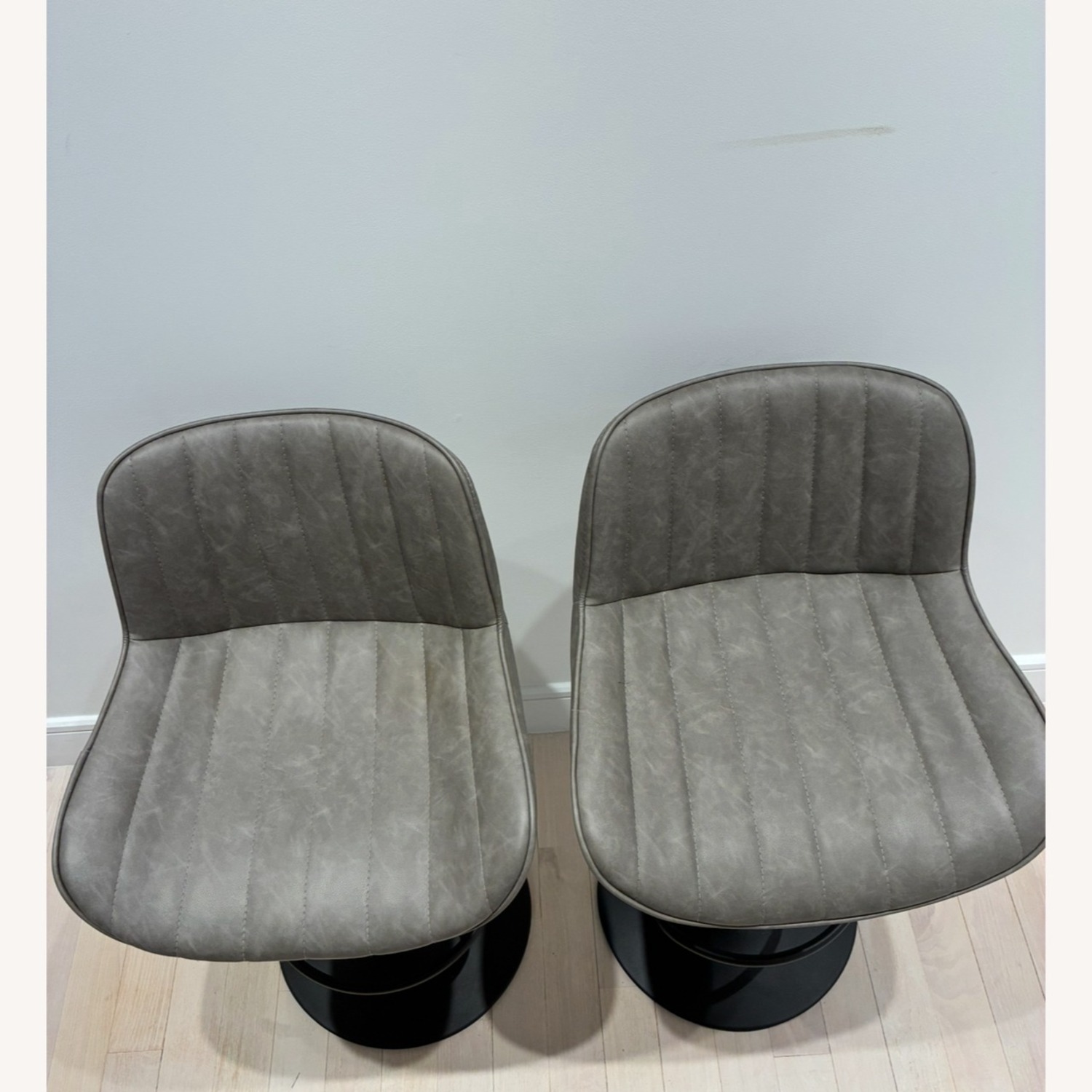West Elm Dark Gray Stools - image-3