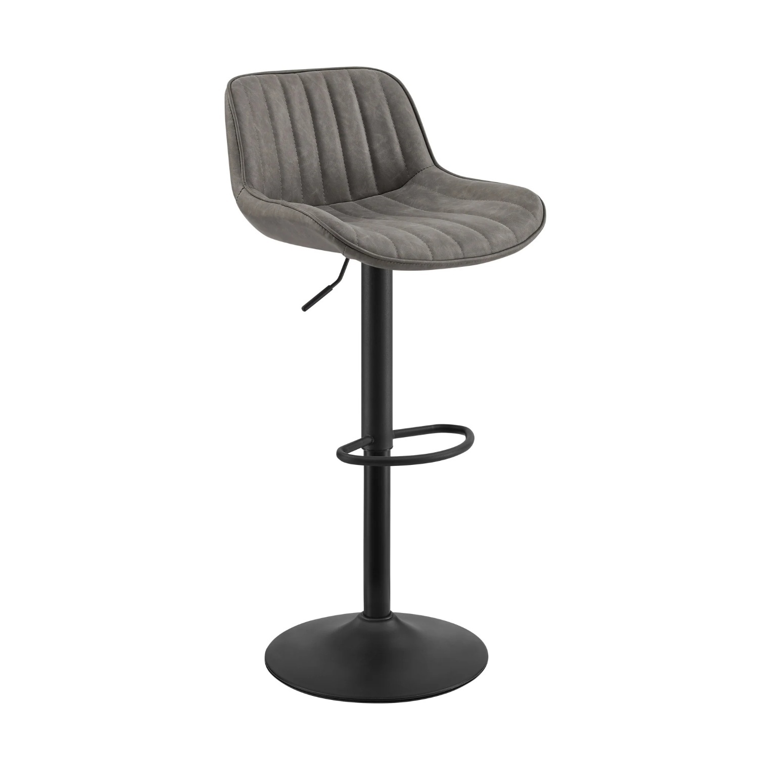 West Elm Dark Gray Stools - image-5