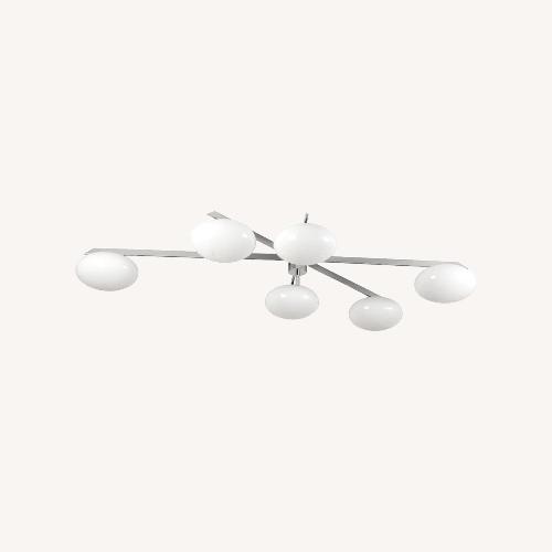 Used Frances & Son Six Arm Flush Mount Ceiling Light for sale on AptDeco