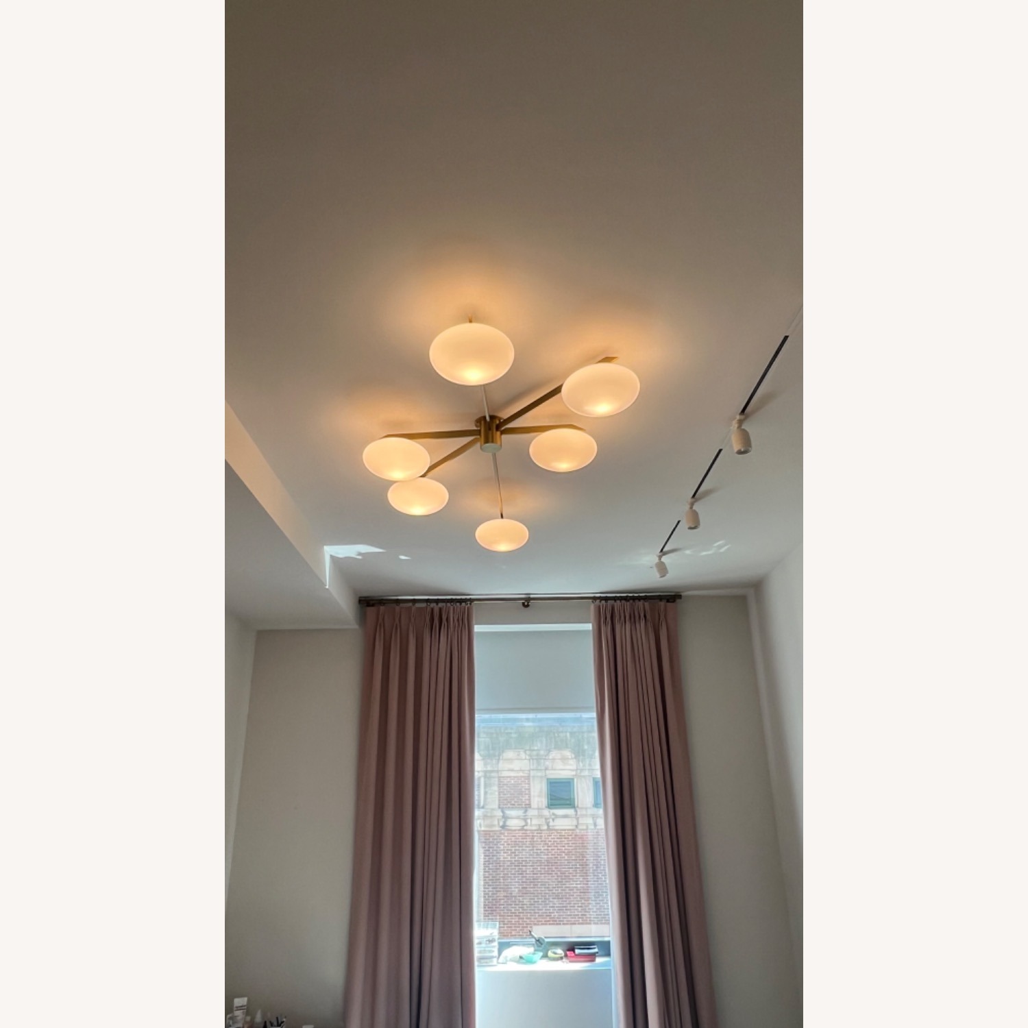 Frances & Son Six Arm Flush Mount Ceiling Light - image-9