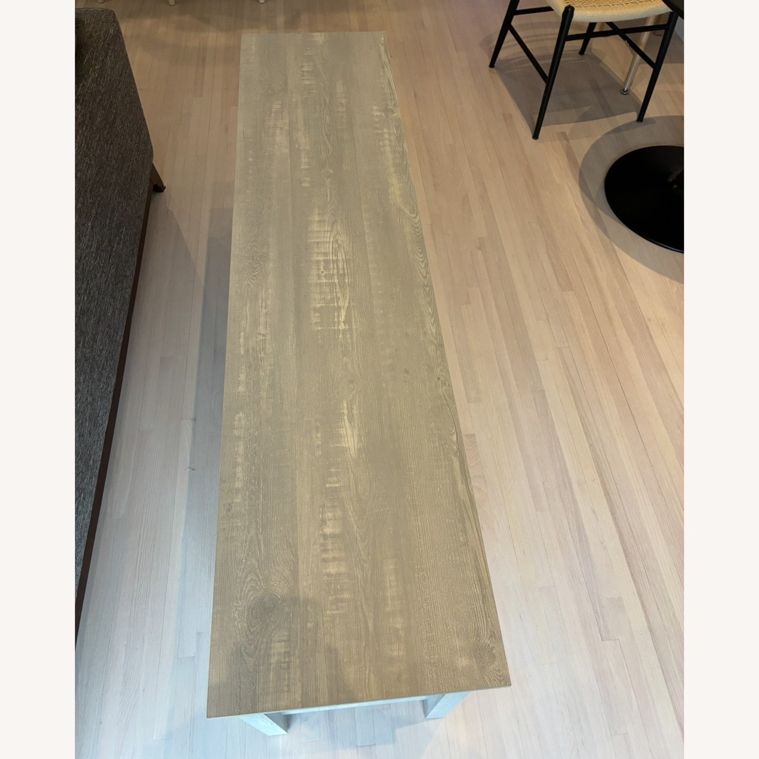 Wayfair Light Gray Wood TV Stand - image-3