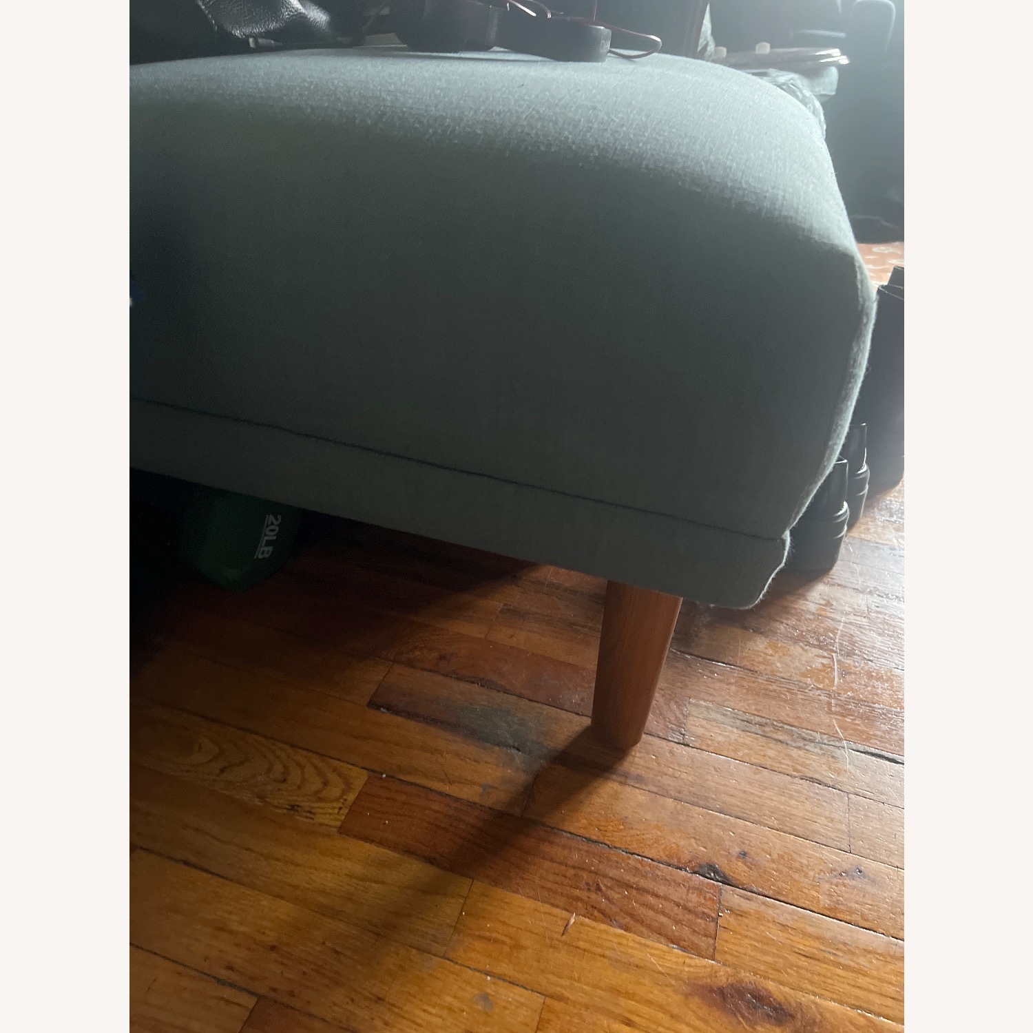 West Elm Blue Fabric Accent Chair - image-3