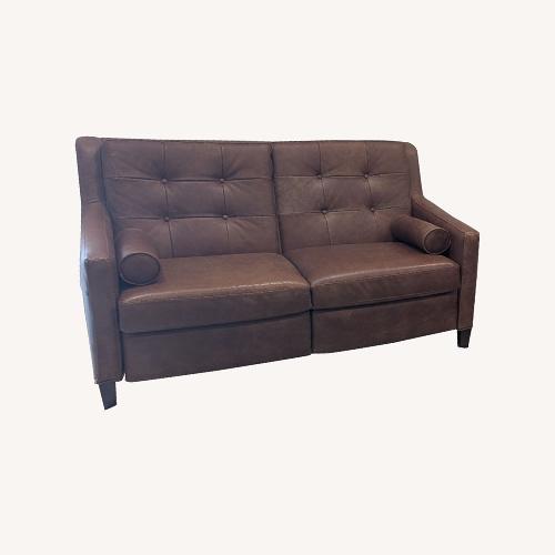 Used Lowry 60 Inch Power Wall Hugger Reclining Loveseat for sale on AptDeco