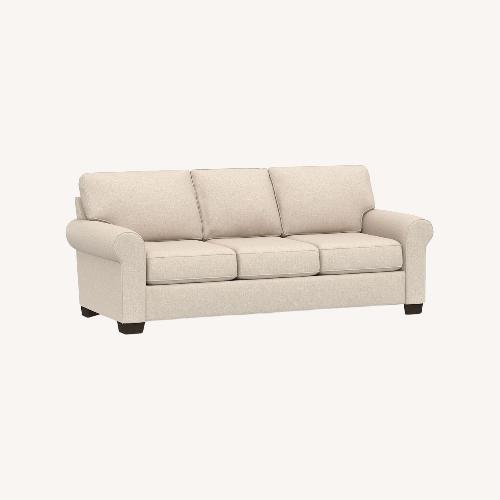 Used Pottery Barn Buchanan Roll Arm Sofa for sale on AptDeco