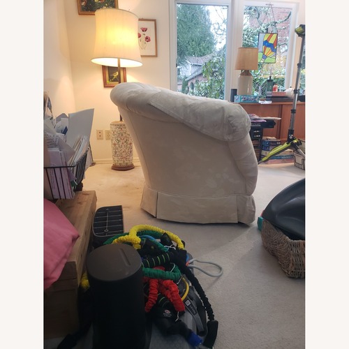 Used Hickory Chair Vintage Patterned Fabric Sofa for sale on AptDeco