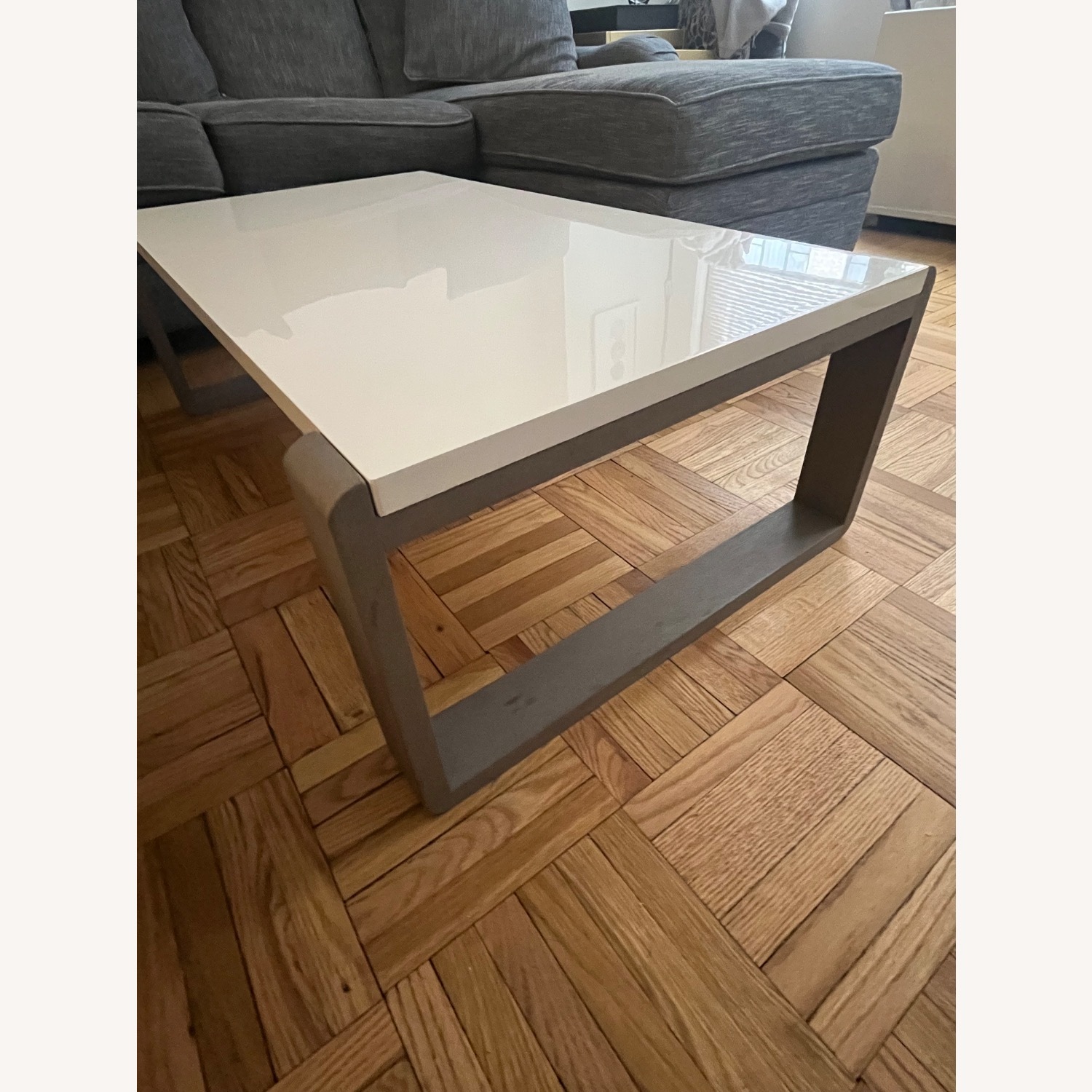 Safavieh White Lacquer Coffee Table - image-4