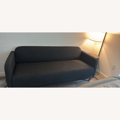 Used IKEA Sofa Blue Fabric for sale on AptDeco
