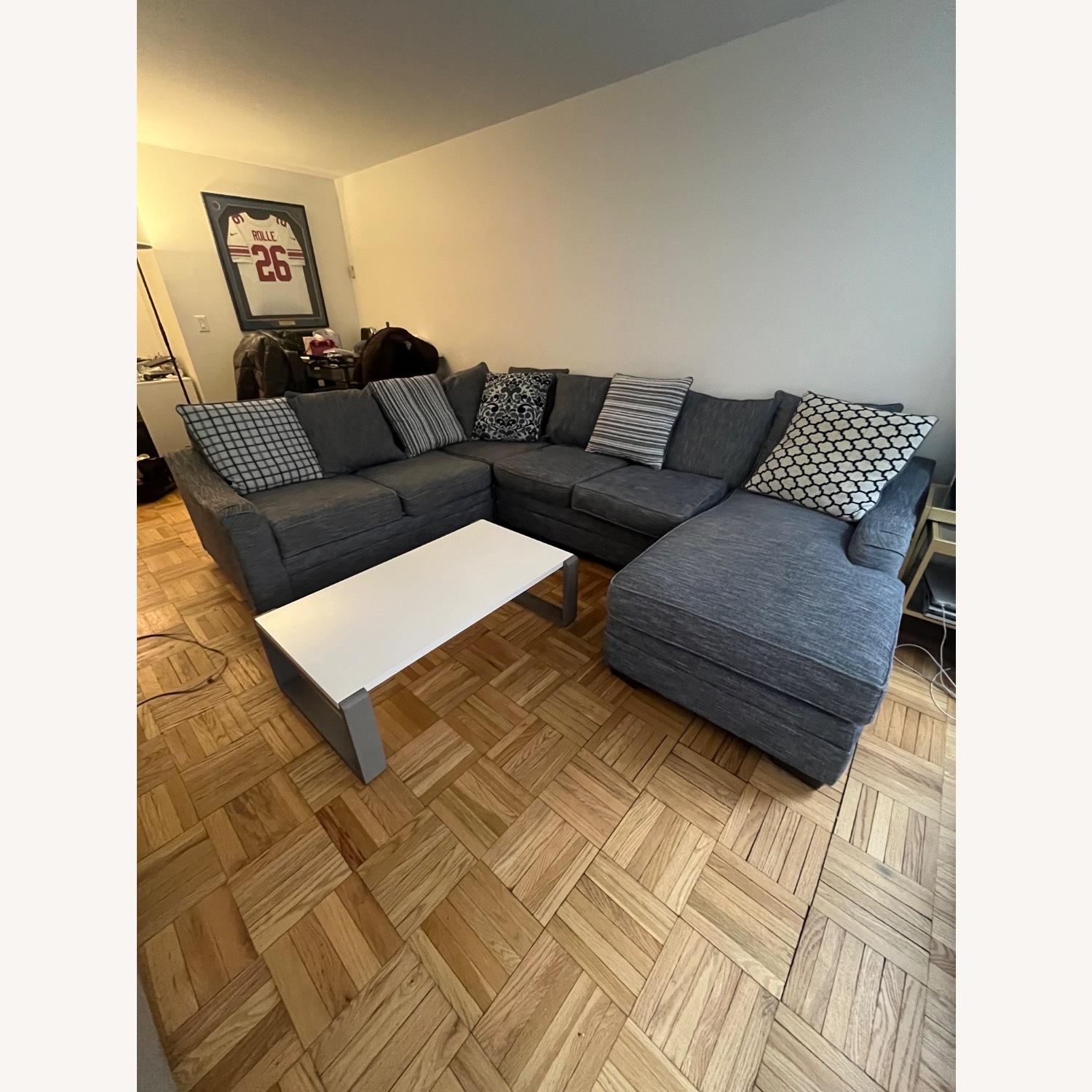 Raymour & Flanigan Hamden Light Gray 3+ Piece Sectional - image-7