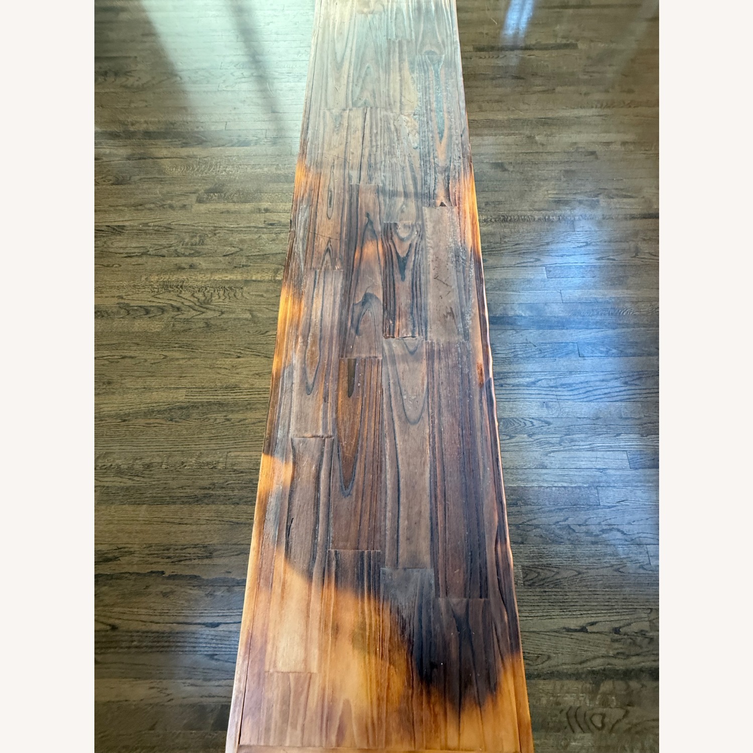 Custom Rustic Charred Wood Media Console - image-3