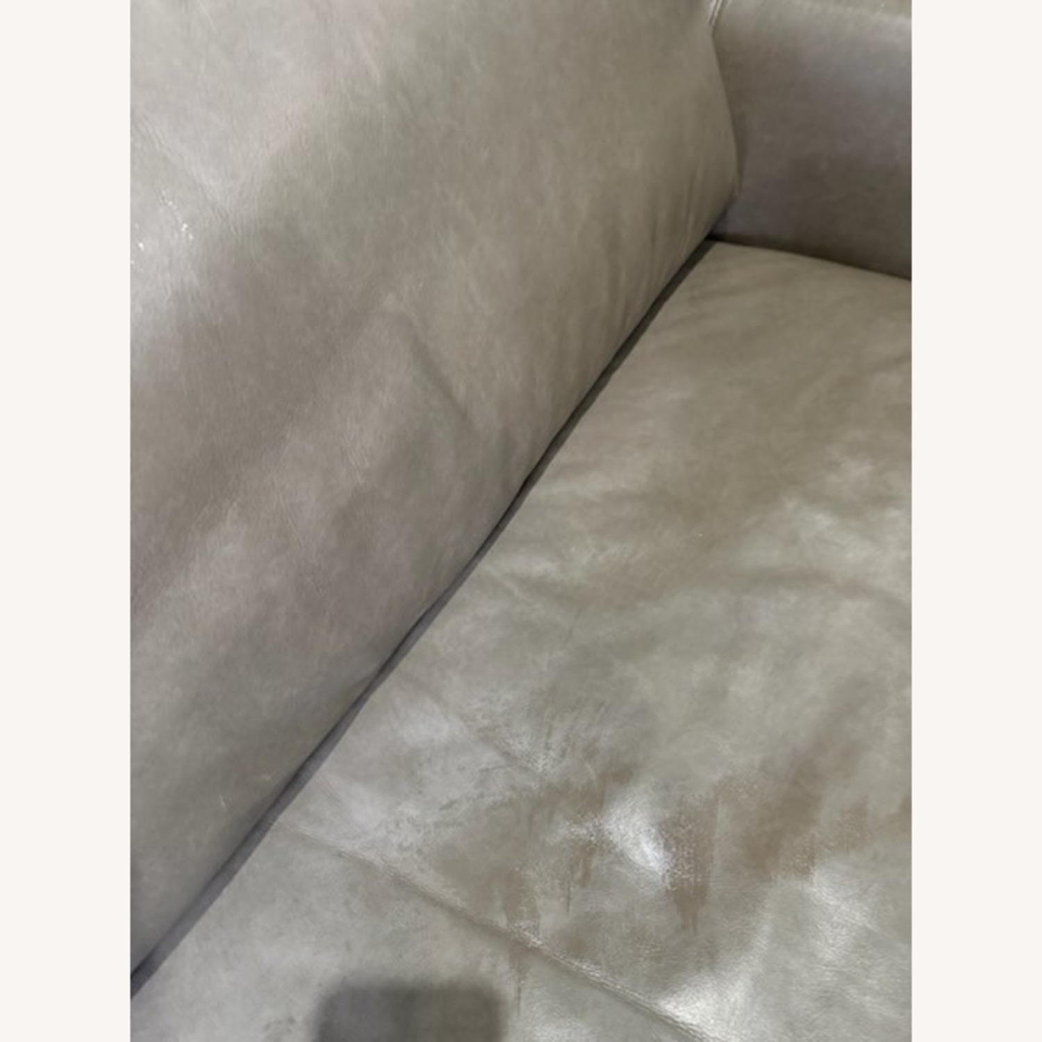 Crate & Barrel Lounge II Leather Left Arm Chaise - image-5