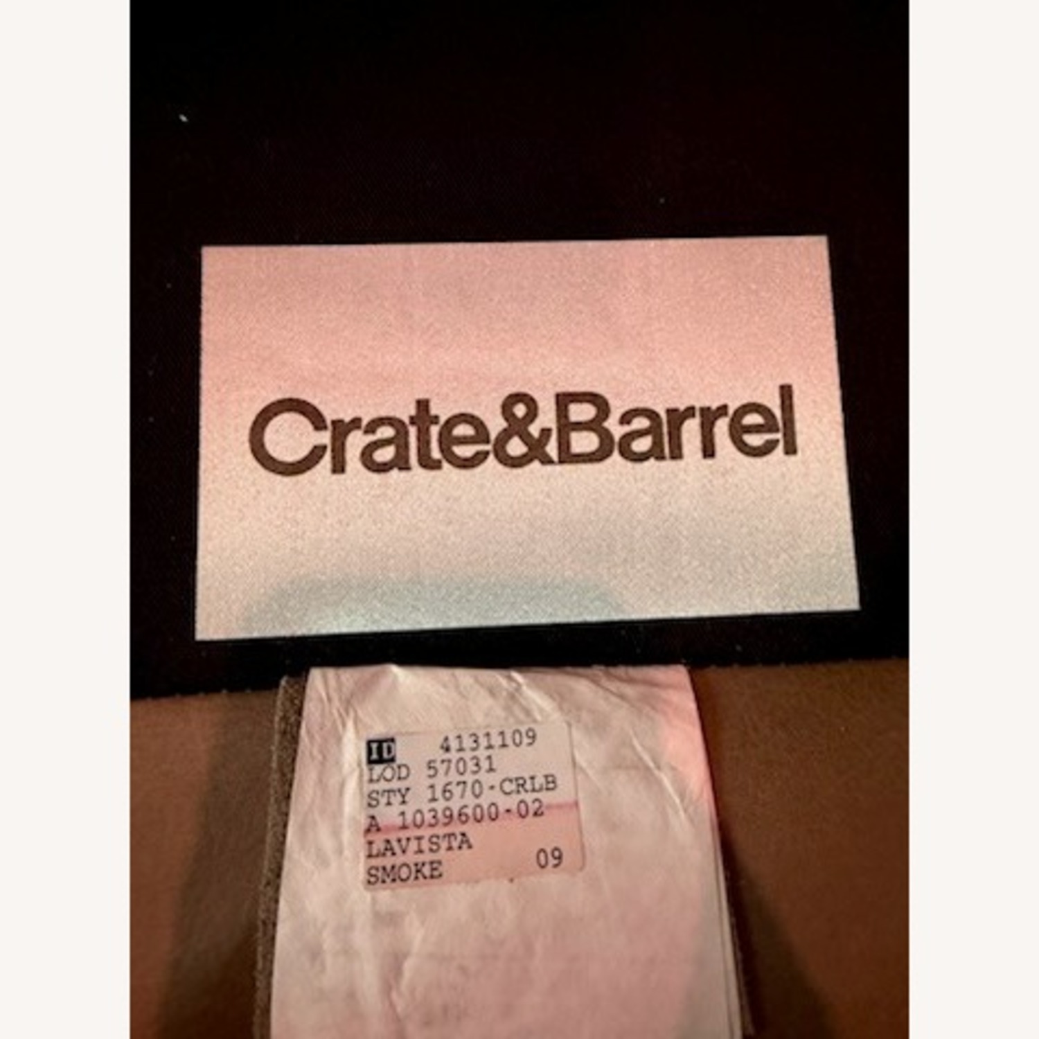 Crate & Barrel Lounge II Leather Left Arm Chaise - image-2