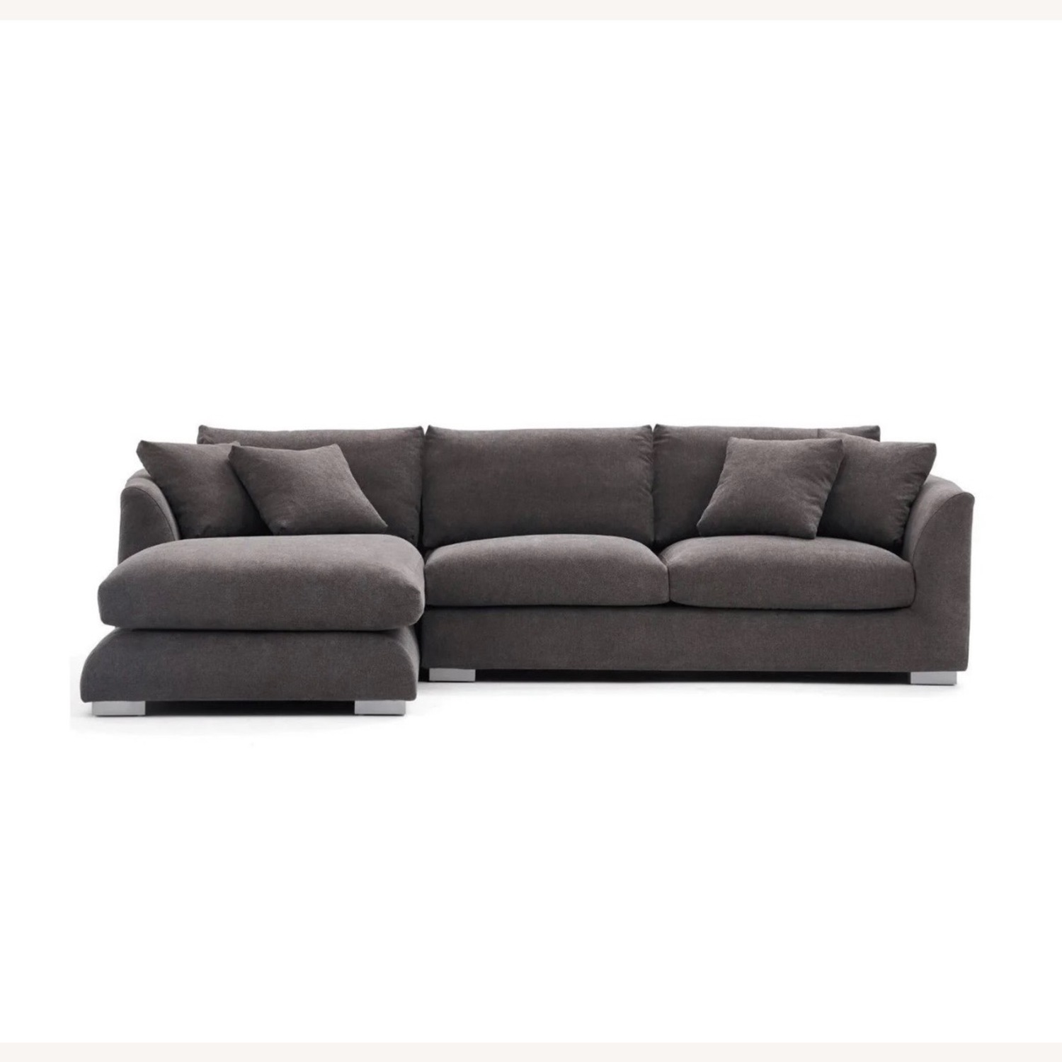 Valyou Furniture Dark Gray 2 Piece Sectional - image-4
