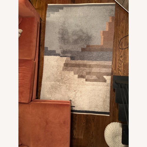 Used  West Elm Fieldscape Warm Neutral Area Rug for sale on AptDeco