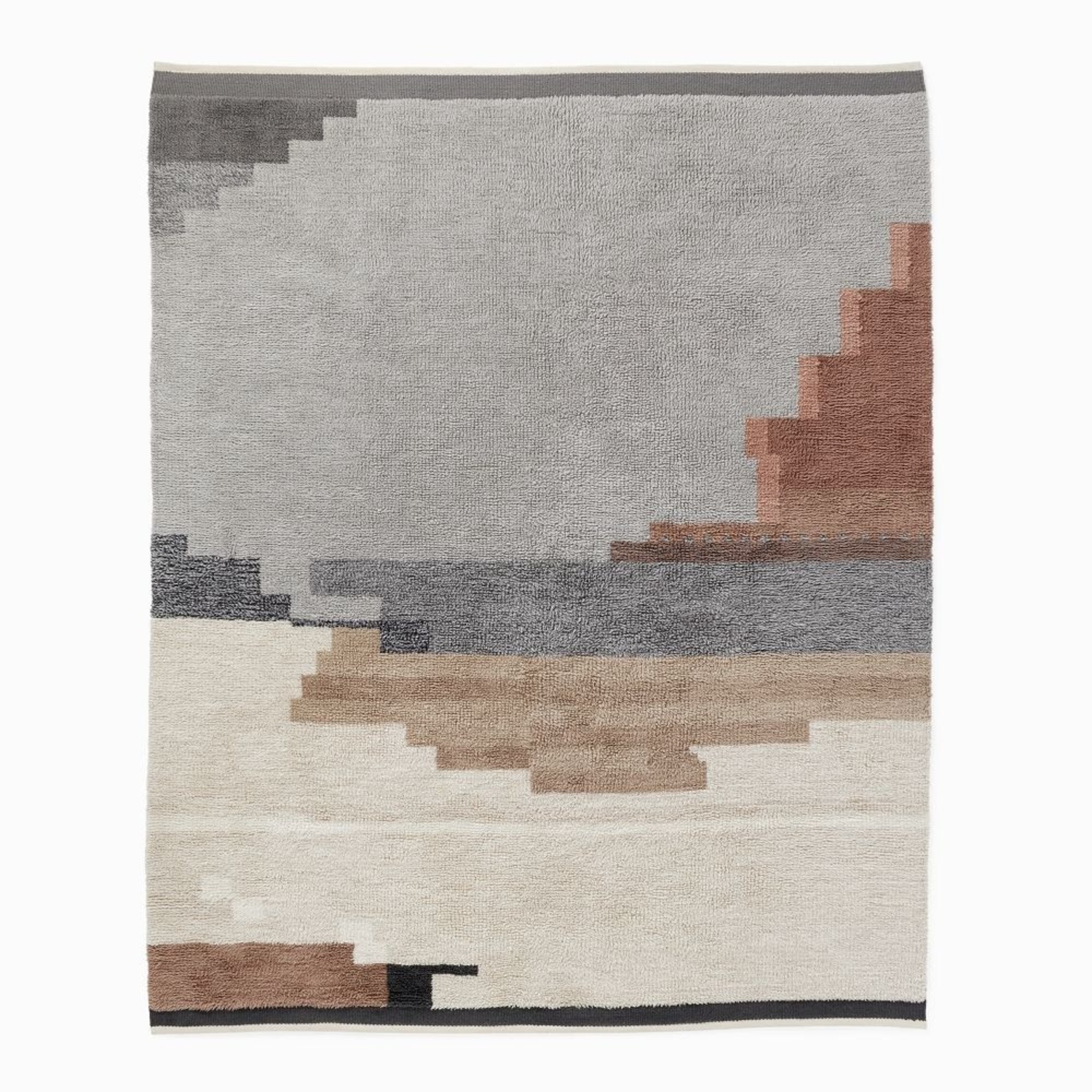 West Elm Fieldscape Warm Neutral Area Rug - image-4