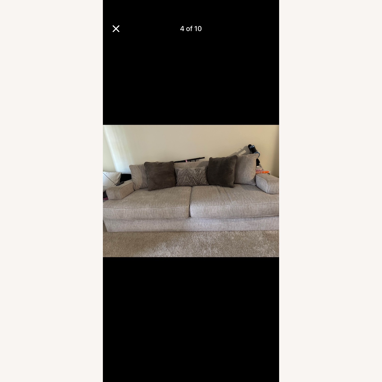 Ashley Furniture Natural Fabric 2 Seater Sofa - image-3