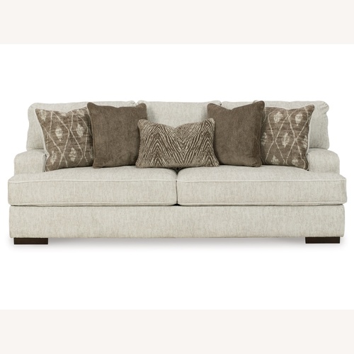 Used Ashley Furniture Natural Fabric 2 Seater Sofa for sale on AptDeco