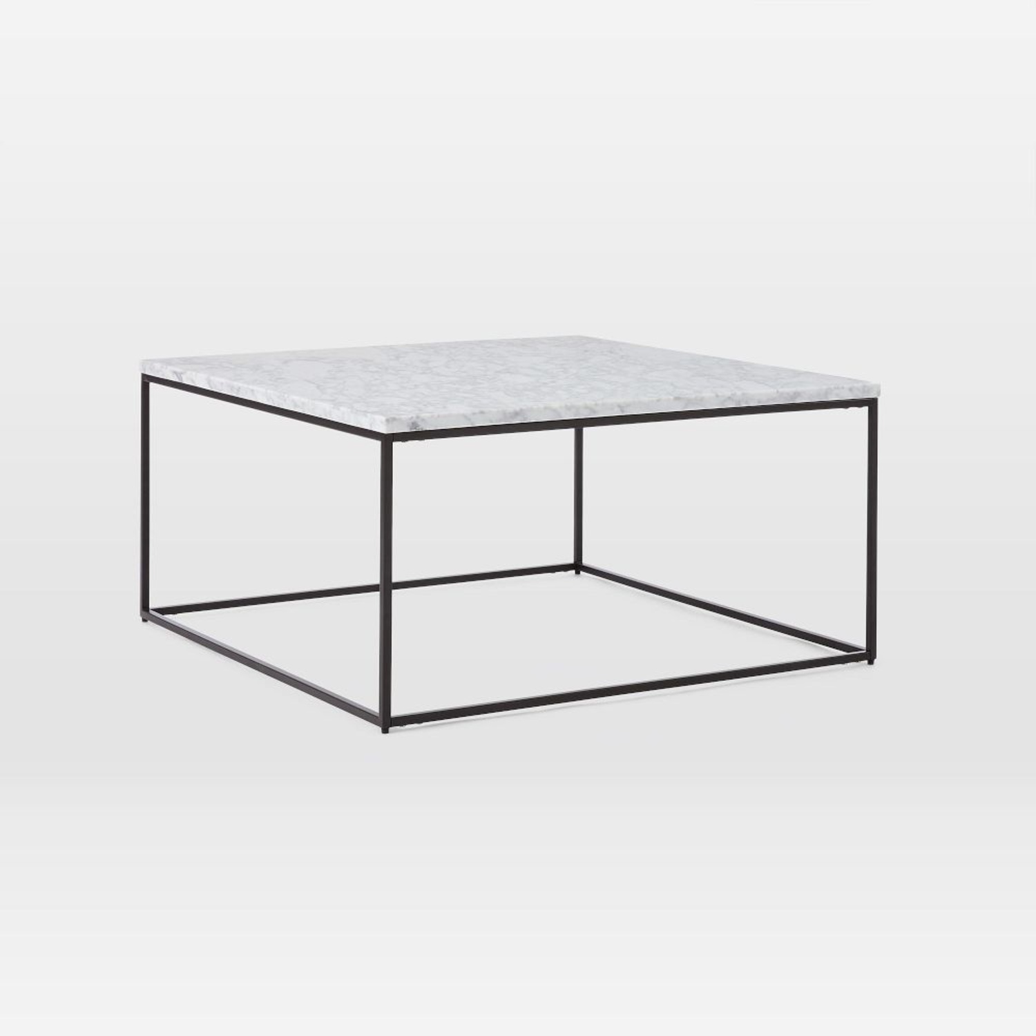 West Elm Marble Coffee Table - image-4