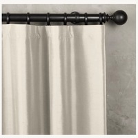 Restoration Hardware Thai Silk Rod Pocket Drapery