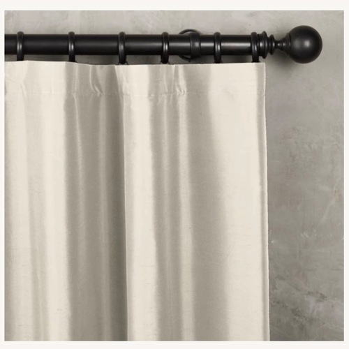 Used Restoration Hardware Thai Silk Rod Pocket Drapery for sale on AptDeco