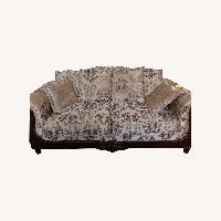 Vintage/Antique Fabric 3+ Seater Sofa