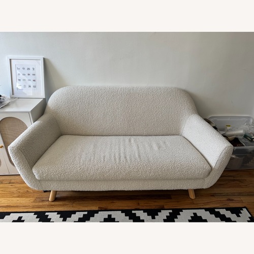Used Article Gabriola Natural Boucle Loveseat for sale on AptDeco