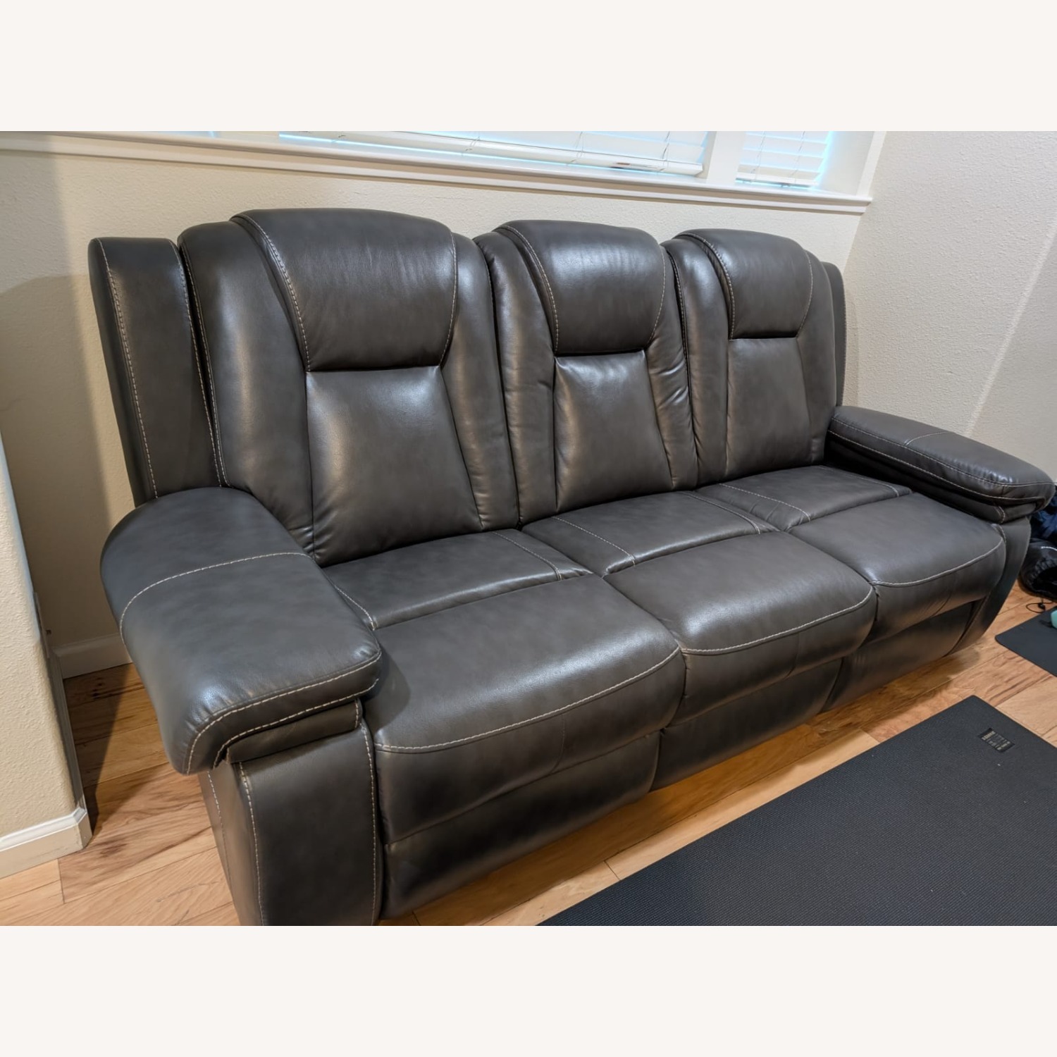 Ashley Furniture Dark Gray 3+ Seater Sofa - image-8