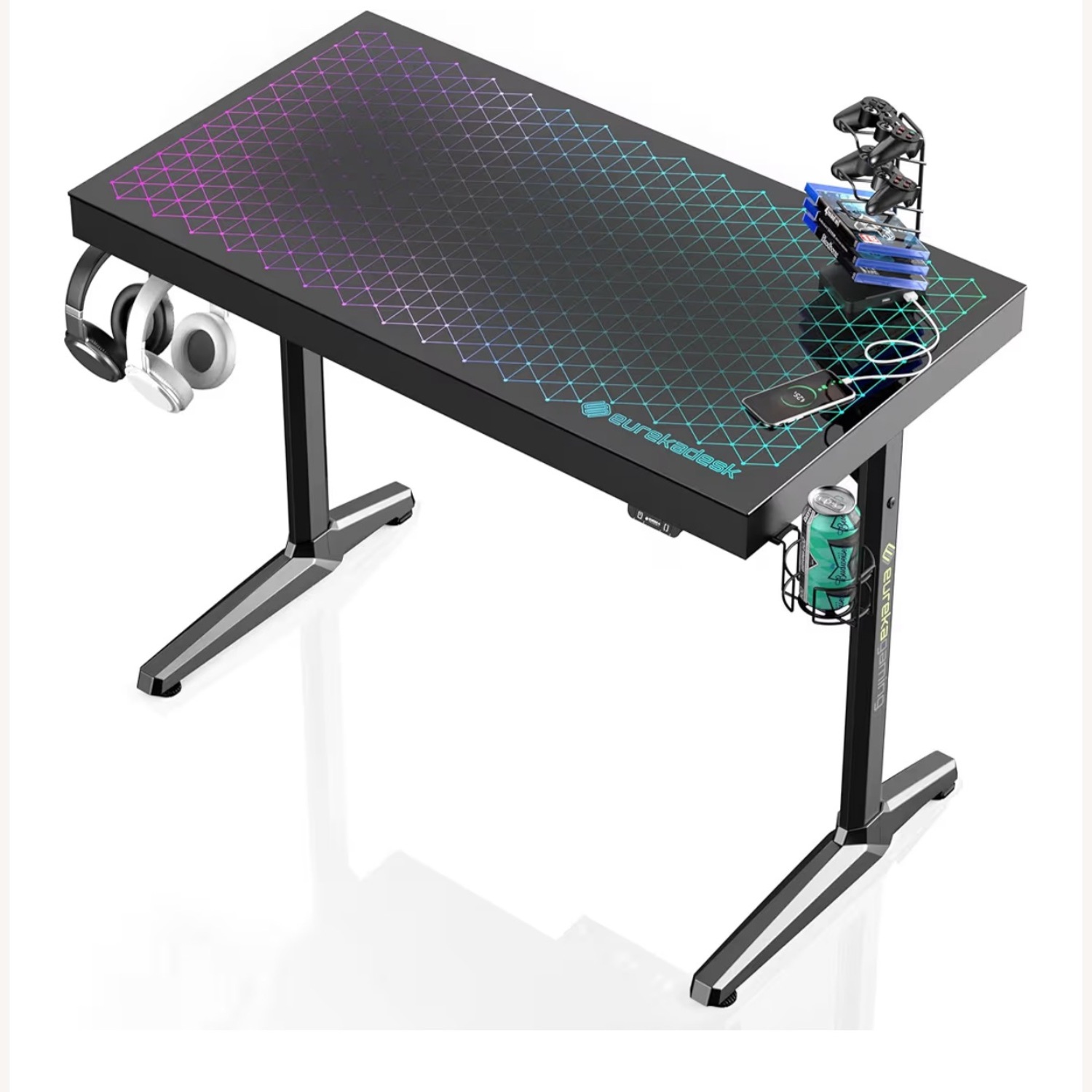 Amazon LED Gaming Desk - image-1