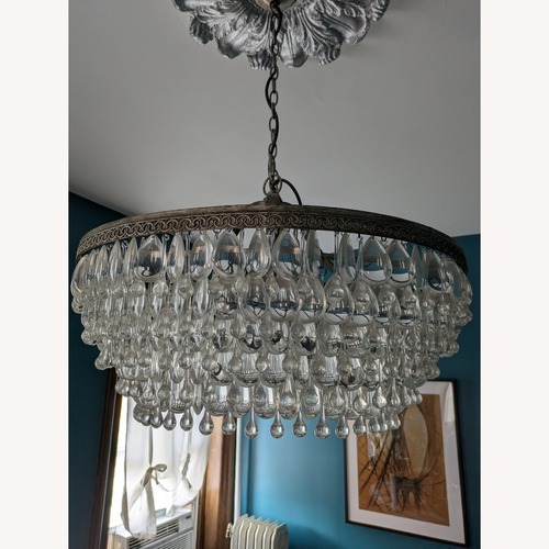 Used Pottery Barn Clarissa Round 28" Chandelier for sale on AptDeco